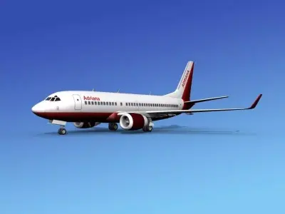 Boeing 737-700ER Adriana 3D model