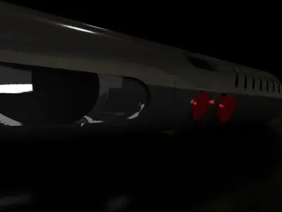 Custom Lightsaber 3D model