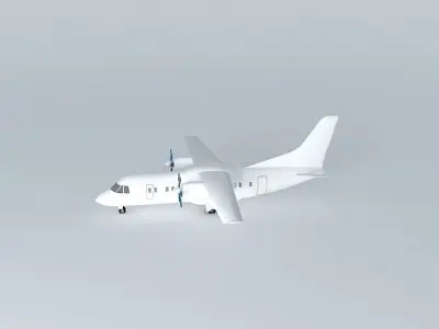 Template Antonov An 140 3D model