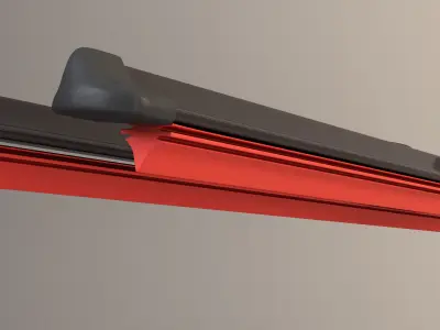 car wipers Low-poly 3D model