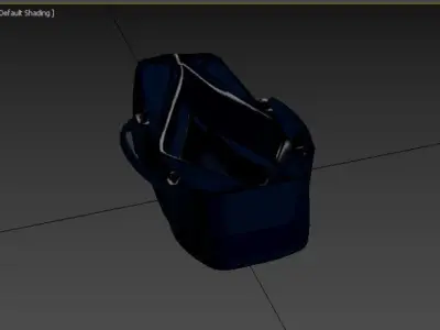Duffel Bag Low-poly 3D model