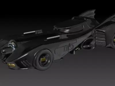 batmovil 1989 3D print model