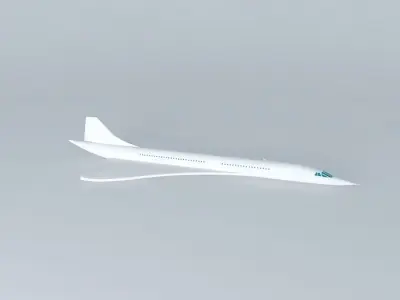 The Concorde Free 3D model
