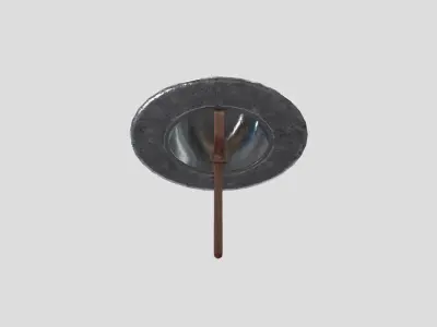 Medieval Sallet Low-poly 3D model