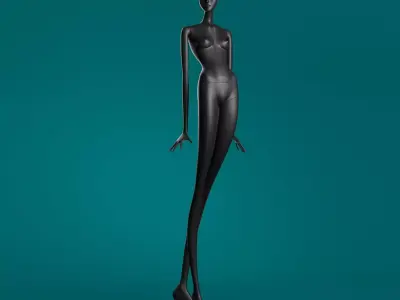 Mannequin 601 coll60 3D model