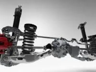 Car Suspension System  Free 3D model