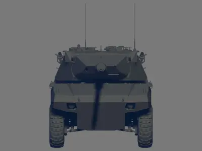 Radkampfwagen 90 3D model