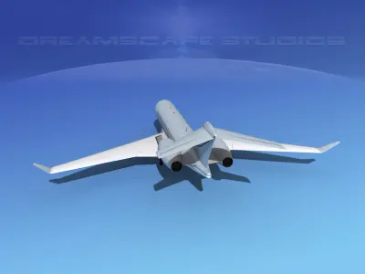 Global Express 8000 V14 3D model