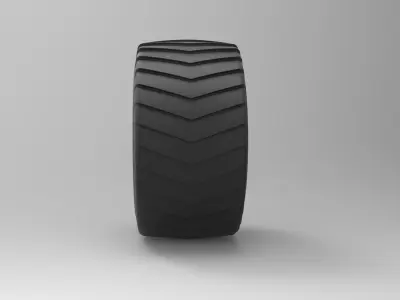 Wheel from Pulling truck 3D model