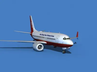 Boeing 737 MAX 7 Air Charter America 3D model