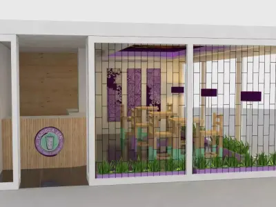 Tapioca Shop Low-poly 3D model