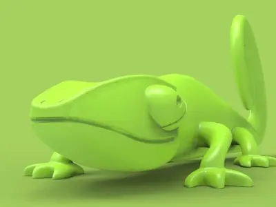 Chammy - Algix Chameleon Mascot 1st Concept Free 3D print model