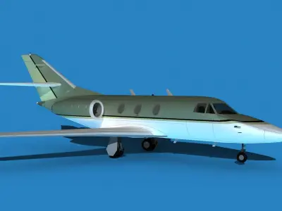 Dassault Falcon 10 V10 3D model