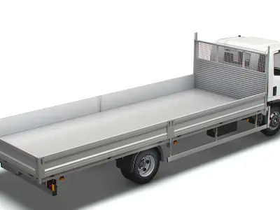 GMC W3500 Rigid body truck 2021 3D model