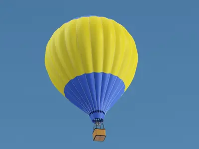 Hot Air Balloon 04 3D model