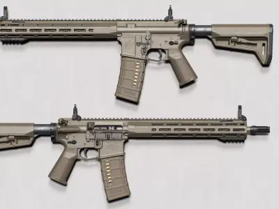 KAC - KS Serie - Replica Low-poly 3D model