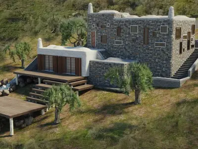 ANCIENT STONE BUILDING 3D model