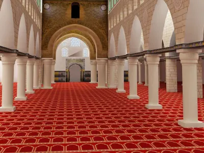 Al-Aqsa Mosque 3D model