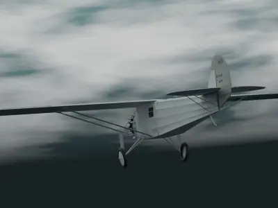 Spirit of St Louis 3D model