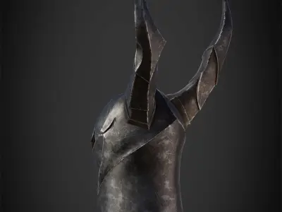 Dark Souls Black Knight Helmet for Cosplay 3D print model