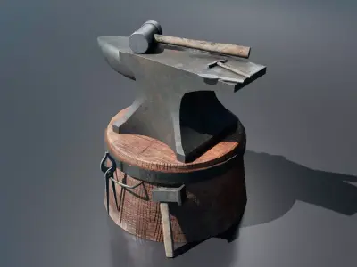 Medieval Assets Free low-poly 3D model