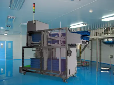 Stacking box feeding machine 3D model