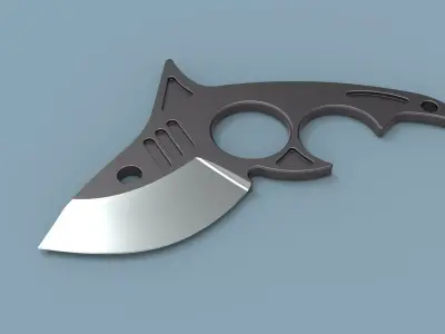 Shark knife 3D model