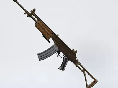 Galil Rifle for G8 3D model