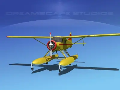 Dehavilland DHC-2 Beaver V06 3D model