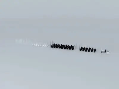 Boeing 767-300 and higher interior Free 3D model