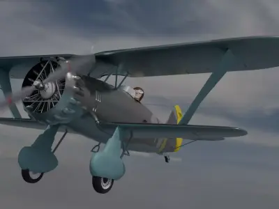 Henschel HS 123 3D model