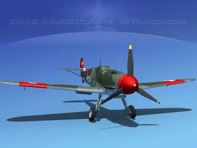 Messerschmitt BF-109 V18 3D model