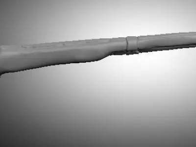 Flintlock Musket 3D model