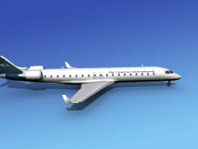 Bombardier CRJ700 Air Charter Intl 3D model