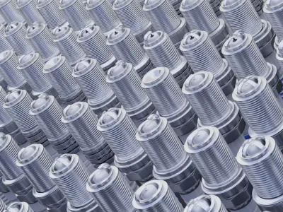 Spark Plug Set 3D model