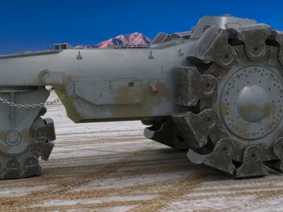 Alkett VsKfz 617 Minenrumer Mental Ray 3D model