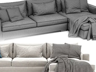 Mauro Sectional Sofa From Linteloo 3D model