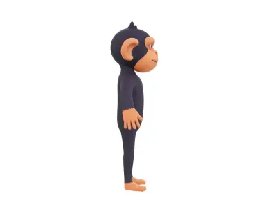 Character109 Chimpanzee 3D model