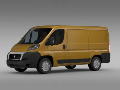 Fiat Ducato Van L1H1 2006-2014 3D model