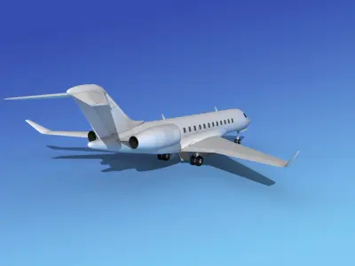 Global Express XRS Bare Metal 3D model