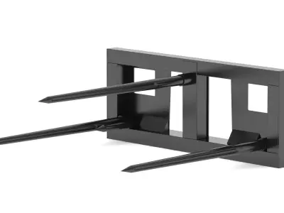 Skid Steer Bale Spear 3D model