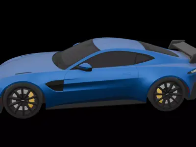 Aston Martin Vantage 2021 F1 - Full color multicolor 3d Print 3D print model