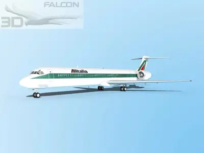 Falcon3D MD-80 Alitalia 3D model