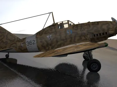 Reggiane Re-2001 Falco II 3D model