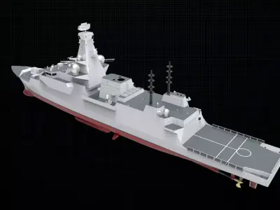 Frigate type 26 3D model