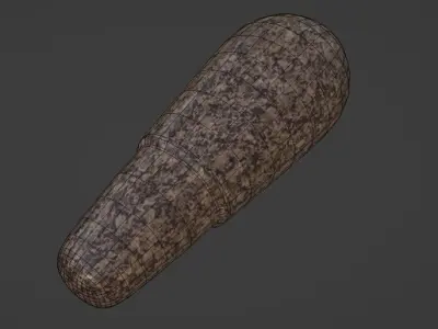 Mortar Free low-poly 3D model