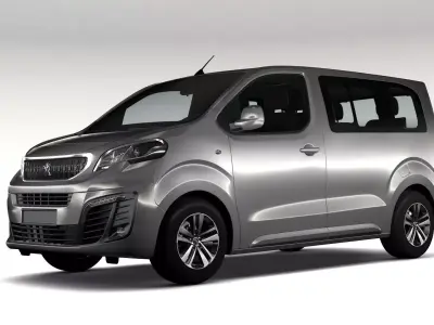 Peugeot Traveller L1 2017 3D model