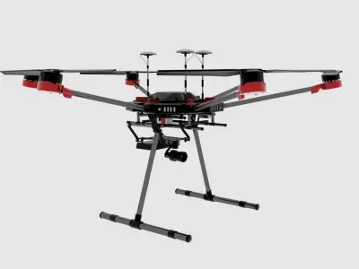 dji matrice 600 pro 3D model