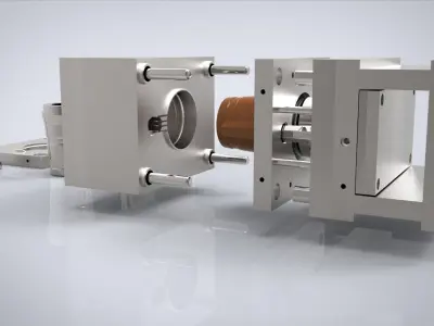 1 Liter Cup Injection Mold 3D model