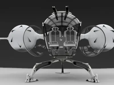 Oblivion Copter 3D model